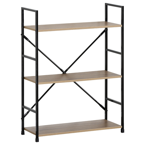 Regál, mdf, hnědá, GD-223 OAK