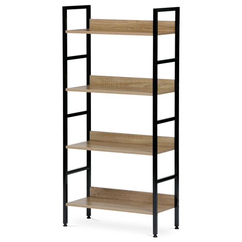 Regál, mdf, hnědá, GD-314 OAK