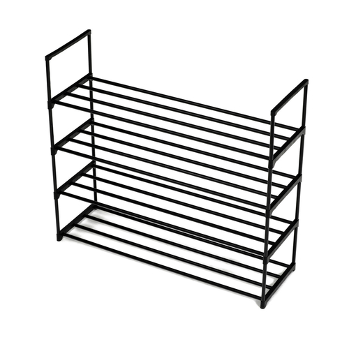 Botník, kov, černá, GD-406 BK