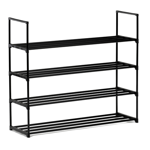 Botník, kov, černá, GD-406 BK