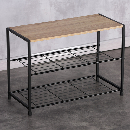 Botník, mdf, hnědá, GD-413 OAK