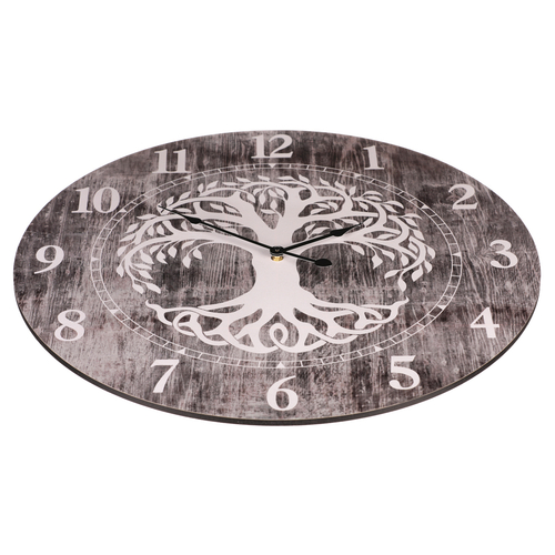 Hodiny nástěnné - pr. 58 cm, MDF, strom života