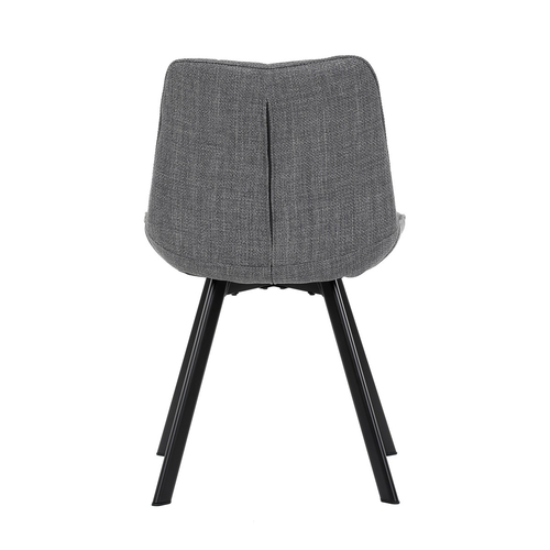 Jídelní židle, šedá, látka, HC-465 GREY2