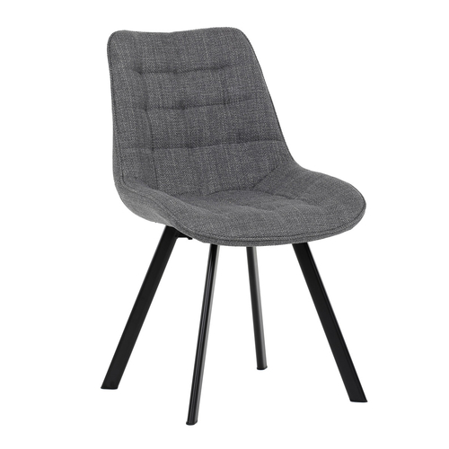 Jídelní židle, šedá, látka, HC-465 GREY2