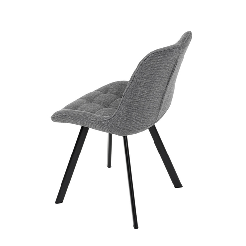 Jídelní židle, šedá, látka, HC-465 GREY2