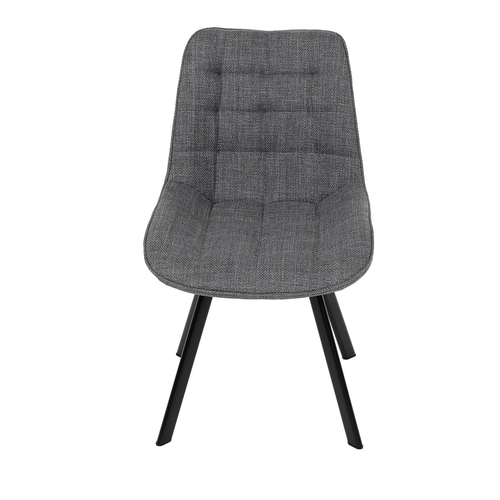 Jídelní židle, šedá, látka, HC-465 GREY2