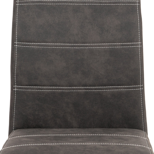 Jídelní židle, šedá, látka, HC-483 GREY3