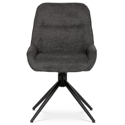 Jídelní židle, šedá, látka, HC-535 GREY2