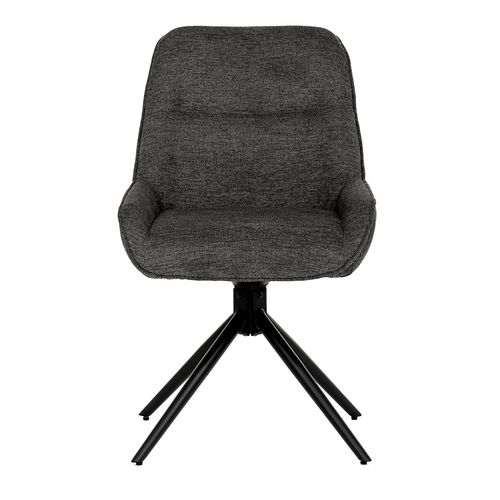 Jídelní židle, šedá, látka, HC-535 GREY2