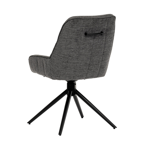 Jídelní židle, šedá, látka, HC-535 GREY2
