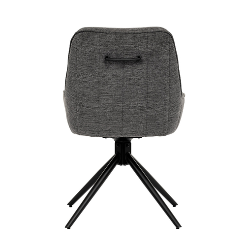 Jídelní židle, šedá, látka, HC-535 GREY2
