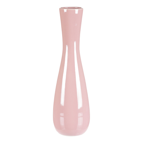 Váza keramická, růžová perleť.
