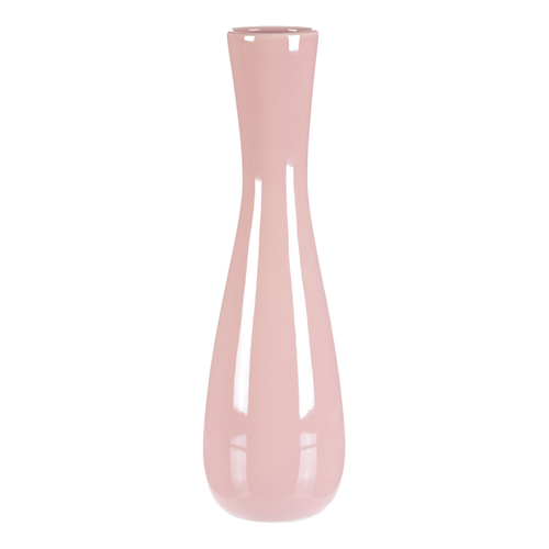 Váza keramická, růžová perleť.