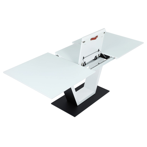 Jídelní stůl rozkládací 160-210x90 cm, mdf HT-D1931 WT