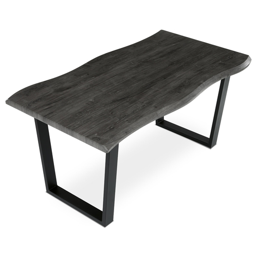Jídelní stůl 160x90cm, mdf, šedý dub, HT-F4216 GREY