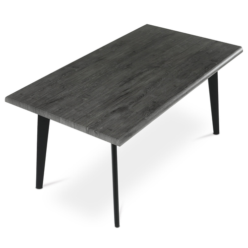 Jídelní stůl 160x90cm, mdf, šedý dub, HT-F4416 GREY