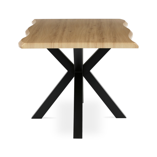 Jídelní stůl 180x90cm, mdf, divoký dub, HT-F4618 OAK