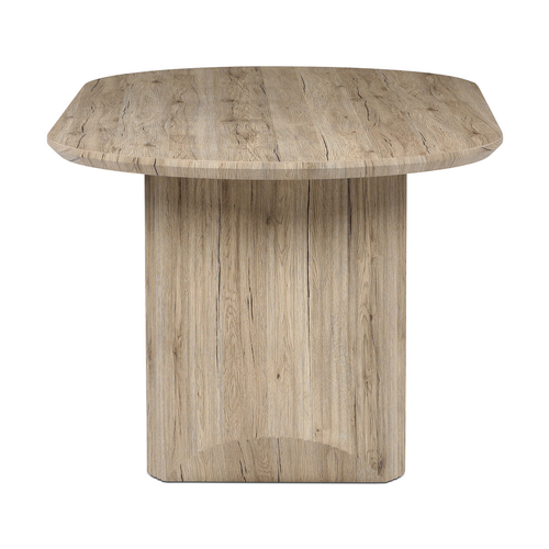 Jídelní stůl 200x100cm, mdf, dub san remo, HT-W1578 SRE