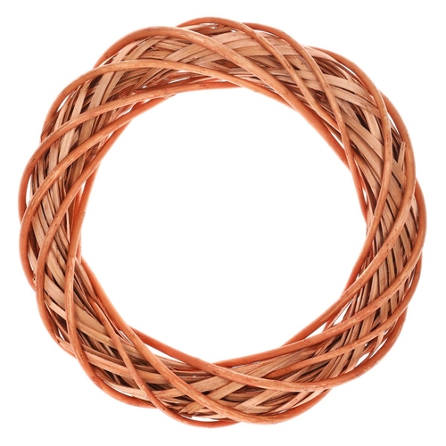 Věnec proutěný - pr. 30 cm, medová barva