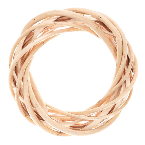 Věnec proutěný - pr. 15 cm, přírodní barva