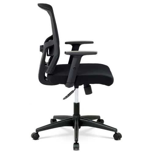 Kancelářská židle, houpací mechanismus, černá síťovina, KA-B1012 BK