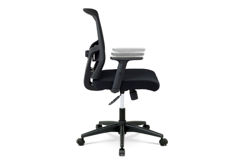 Kancelářská židle, houpací mechanismus, černá síťovina, KA-B1012 BK