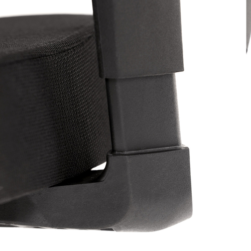 Kancelářská židle, houpací mechanismus, černá síťovina, KA-B1025 BK