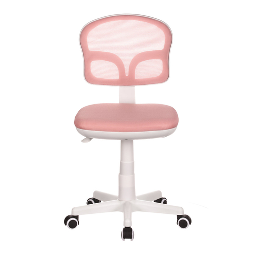 Dětská židle, výškově nastavitelná, růžová síťovina, KA-C801 PINK