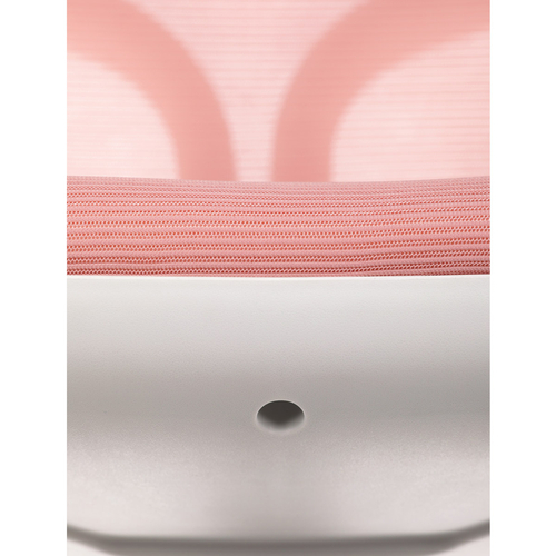 Dětská židle, výškově nastavitelná, růžová síťovina, KA-C801 PINK