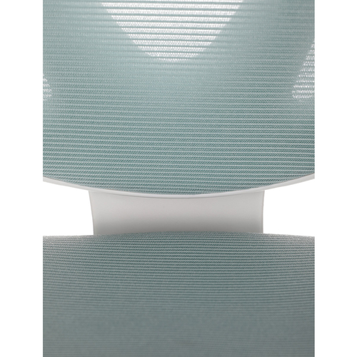 Dětská židle, výškově nastavitelná, modrá síťovina, KA-C806 BLUE