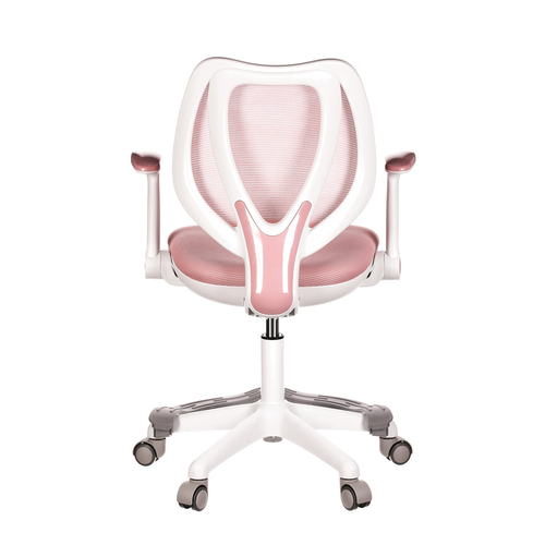 Dětská židle, výškově nastavitelná, růžová síťovina, KA-C806 PINK