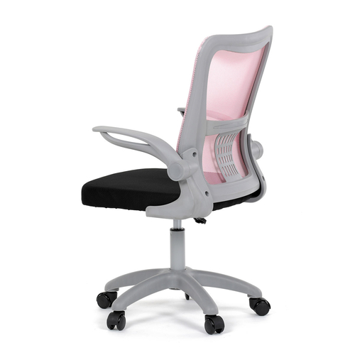 Dětská židle, výškově nastavitelná, růžová síťovina, KA-K2008 PINK