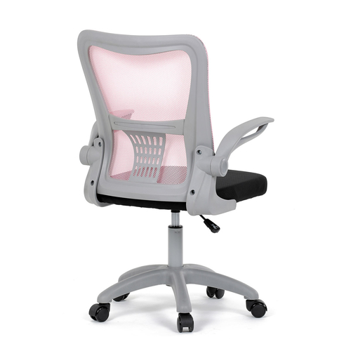 Dětská židle, výškově nastavitelná, růžová síťovina, KA-K2008 PINK