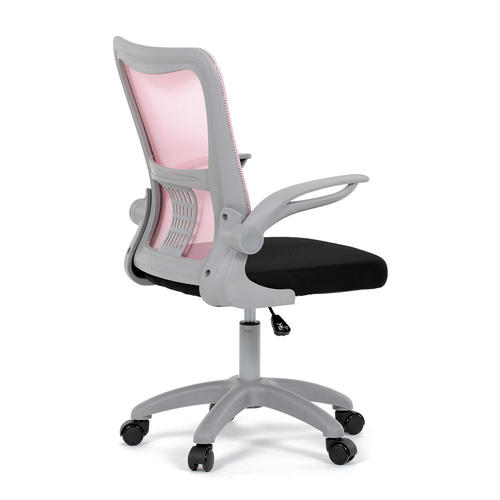 Dětská židle, výškově nastavitelná, růžová síťovina, KA-K2008 PINK