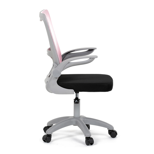 Dětská židle, výškově nastavitelná, růžová síťovina, KA-K2008 PINK