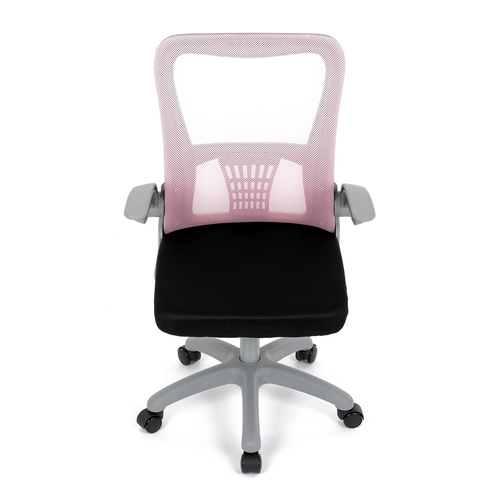 Dětská židle, výškově nastavitelná, růžová síťovina, KA-K2008 PINK