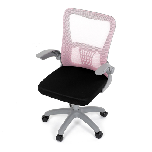 Dětská židle, výškově nastavitelná, růžová síťovina, KA-K2008 PINK