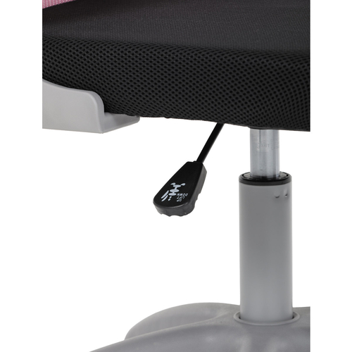 Dětská židle, výškově nastavitelná, růžová síťovina, KA-K2008 PINK