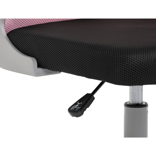 Dětská židle, výškově nastavitelná, růžová síťovina, KA-K2008 PINK
