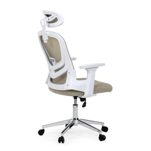 Kancelářská židle, houpací mechanismus, béžová síťovina, KA-K2031 BGE