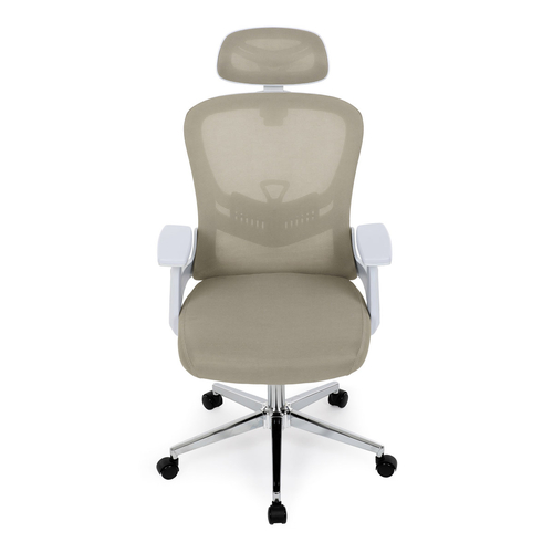 Kancelářská židle, houpací mechanismus, béžová síťovina, KA-K2031 BGE