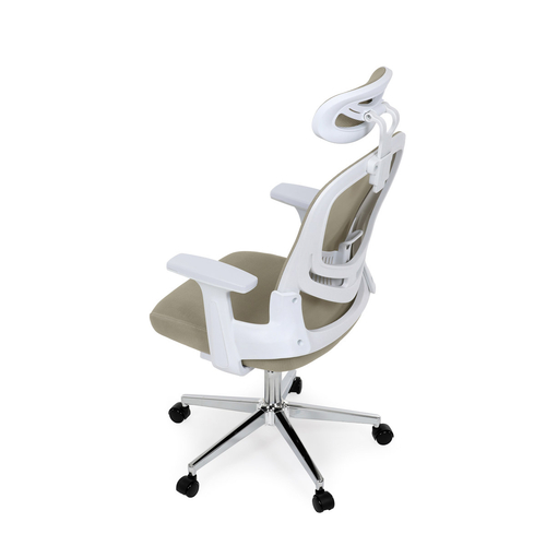 Kancelářská židle, houpací mechanismus, béžová síťovina, KA-K2031 BGE