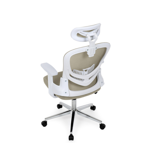 Kancelářská židle, houpací mechanismus, béžová síťovina, KA-K2031 BGE