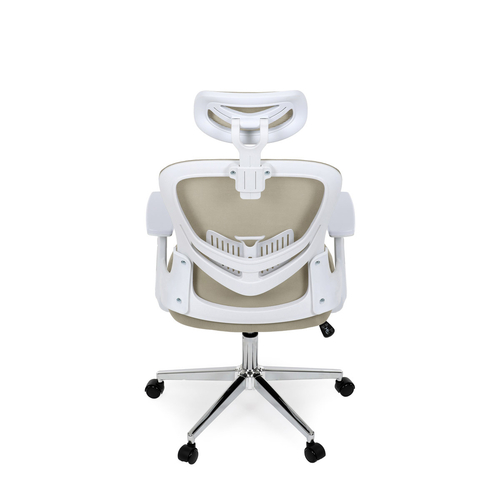 Kancelářská židle, houpací mechanismus, béžová síťovina, KA-K2031 BGE