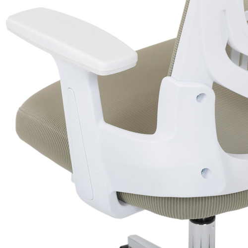 Kancelářská židle, houpací mechanismus, béžová síťovina, KA-K2031 BGE