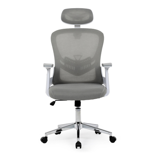 Kancelářská židle, houpací mechanismus, šedá, KA-K2031 GREY