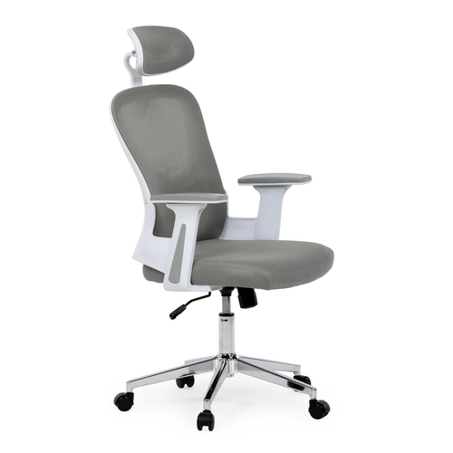 Kancelářská židle, houpací mechanismus, šedá, KA-K2031 GREY