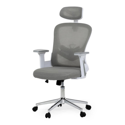 Kancelářská židle, houpací mechanismus, šedá, KA-K2031 GREY