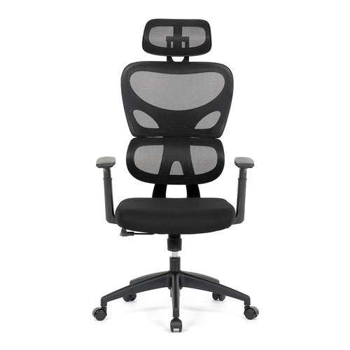 Kancelářská židle, houpací mechanismus, černá, KA-K2080 BK