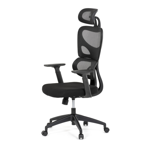 Kancelářská židle, houpací mechanismus, černá, KA-K2080 BK